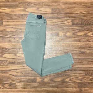 AE Ne(x)t Level Jegging - Distressed Olive